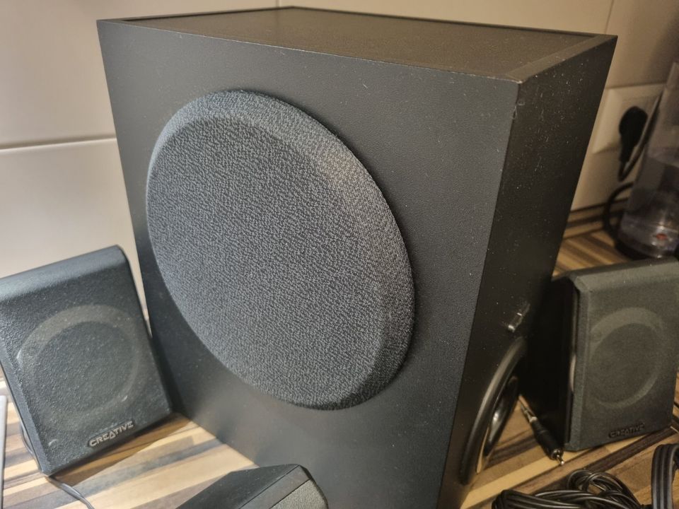 Creative Labs Inspire P580 Lautsprecher System 5.1 Speaker Boxen in Frankfurt am Main