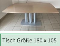 Tisch Steinplatte Metallgestell 180x105cm und 4 Stühle Rheinland-Pfalz - Ockenheim Vorschau