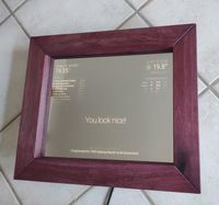 Magic Mirror mit Amaranth/Purpleheart Rahmen aus Holzmanufaktur Bayern - Lohr (Main) Vorschau