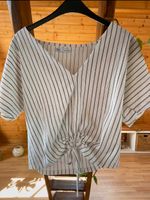 Zara Top Bluse Gestreift Crop Gr. M Bayern - Veitsbronn Vorschau