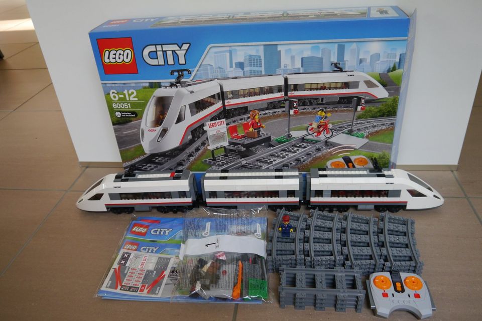 Lego City 60051 ICE Schnellzug Eisenbahn Zug neuwertig in Krefeld
