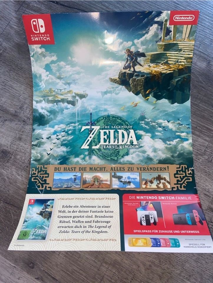 The Legend of Zelda - Tears of the Kingdom Switch Poster. in Berlin