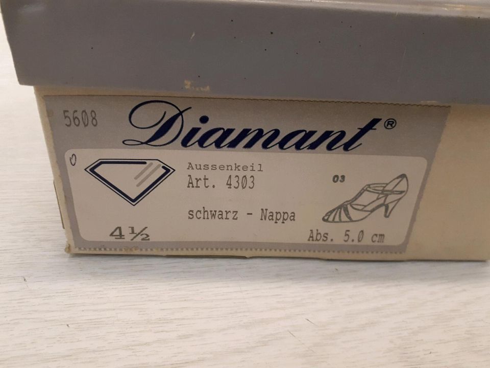 Diamant Tanzschuhe aus Nappaleder Damen Größe 38 Pumps schwarz in Hamburg