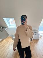 Mango, Strickpullover mit Schlitz, Camel Bayern - Lappersdorf Vorschau