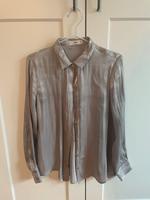 MANGO, Elegante silberne Bluse, S Hamburg - Bergedorf Vorschau