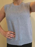 Tank Top Grau stricktop ärmellos top sommer Eimsbüttel - Hamburg Eidelstedt Vorschau