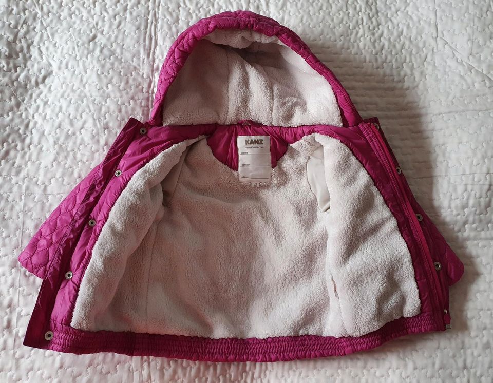 Baby Jacke Gr.74 Kanz Winterjacke 6-9 Monate Fuchsia in Rüsselsheim