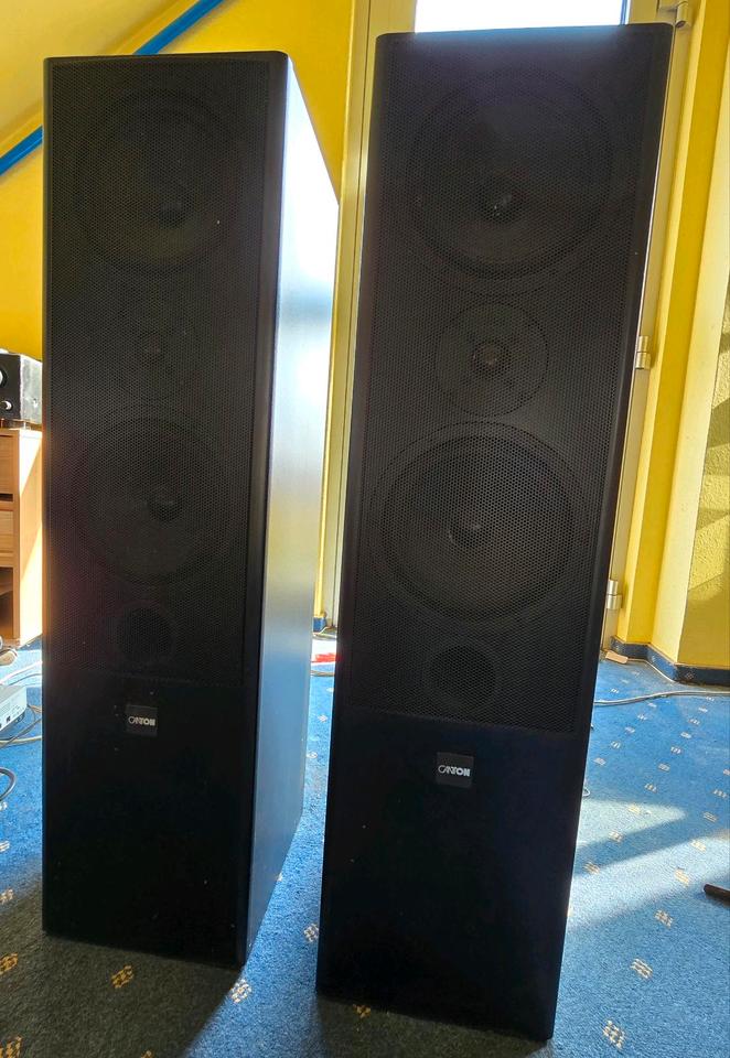 Onkyo TX-SV 727 Dolby Surround DSP Receiver inkl Canton Boxen in Hohenhameln