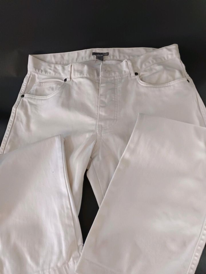 Herren Jeans in Weiß in Brieselang