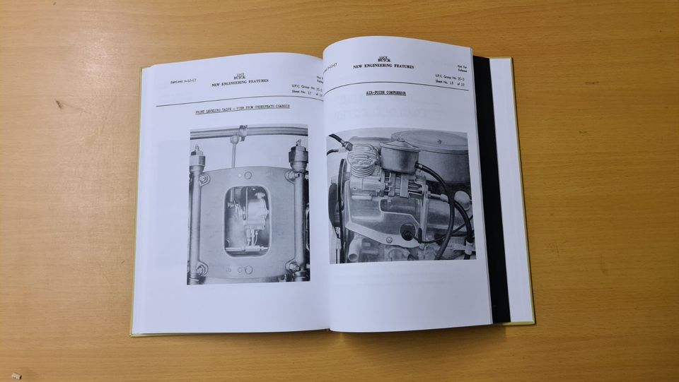 1958 Buick Engineering Data / internes Buch für neue Features in Besigheim