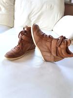Paul Green Leder Stiefeletten Wedges Sneaker hellbraun Gr.5 38 Bayern - Poing Vorschau