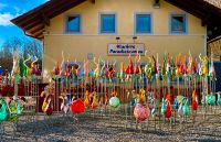 Glasflamme mundgeblasen mit Stab von Wackers-Paradiesgarten Bayern - Haselbach b. Mitterfels Vorschau