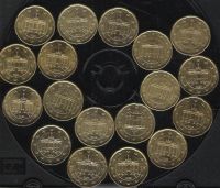 20 Cent Deutschland, 2002-2023 A,D,F,G.J. Konvolut 18 Münzen. Niedersachsen - Laatzen Vorschau