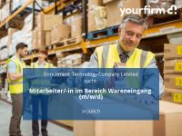 Mitarbeiter/-in im Bereich Wareneingang‎ (m/w/d)‎ | Jülich Nordrhein-Westfalen - Jülich Vorschau