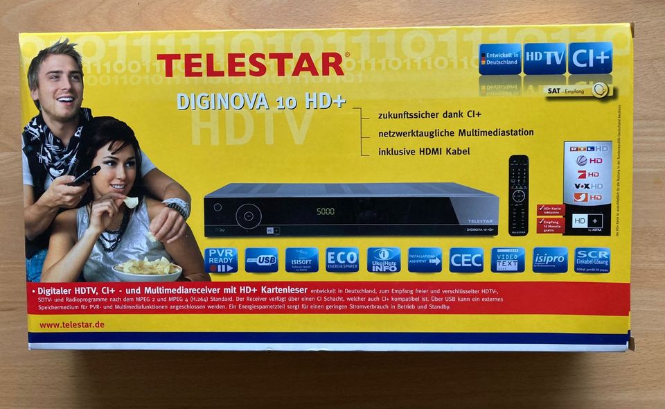 Telestar Diginova 10 HD+ Receiver in Pforzheim