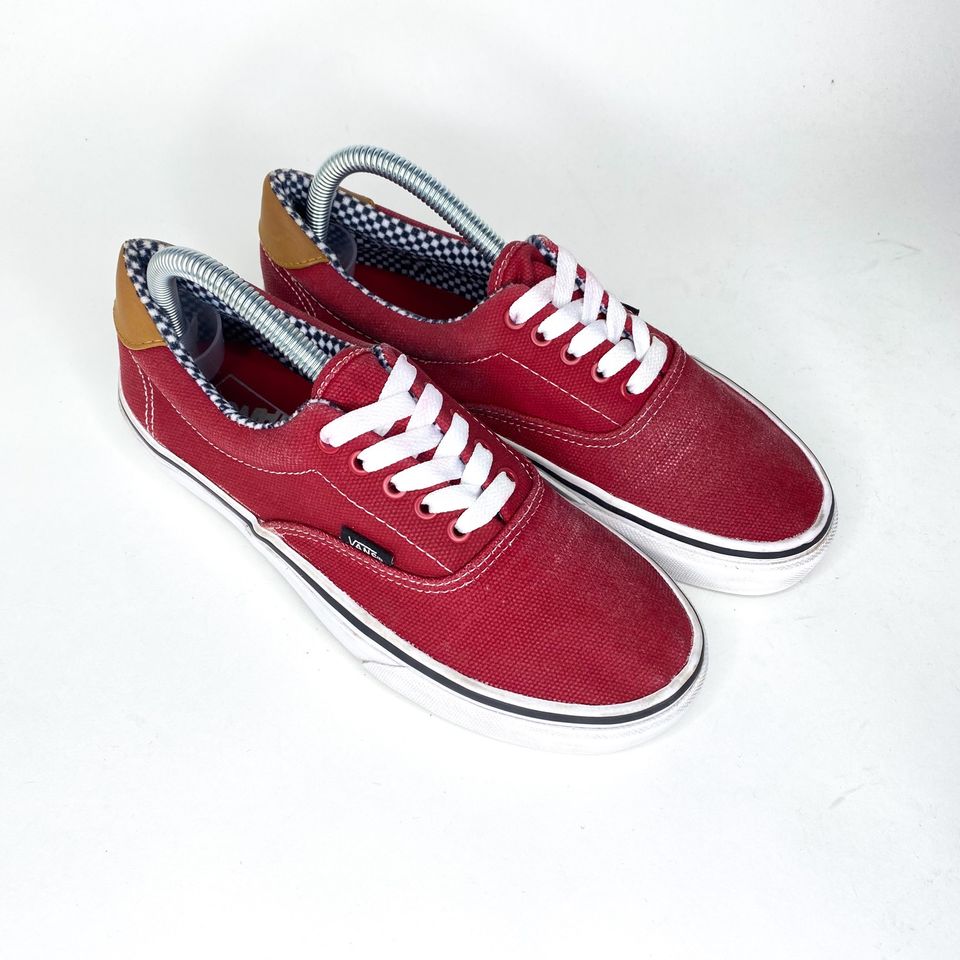 Vans Low Sneaker Gr.38,5 Rot Skate 90er 90s y2k Retro in Gronau (Westfalen)