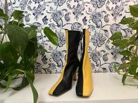 ZARA, Leder Stiefel (Stiefelette),, Gr. 41, Neue. Schwarz/ Gelb Berlin - Spandau Vorschau