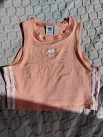 Crop Top Adidas Sport Oberteil XS Damen Apricot Rosa Brandenburg - Teltow Vorschau