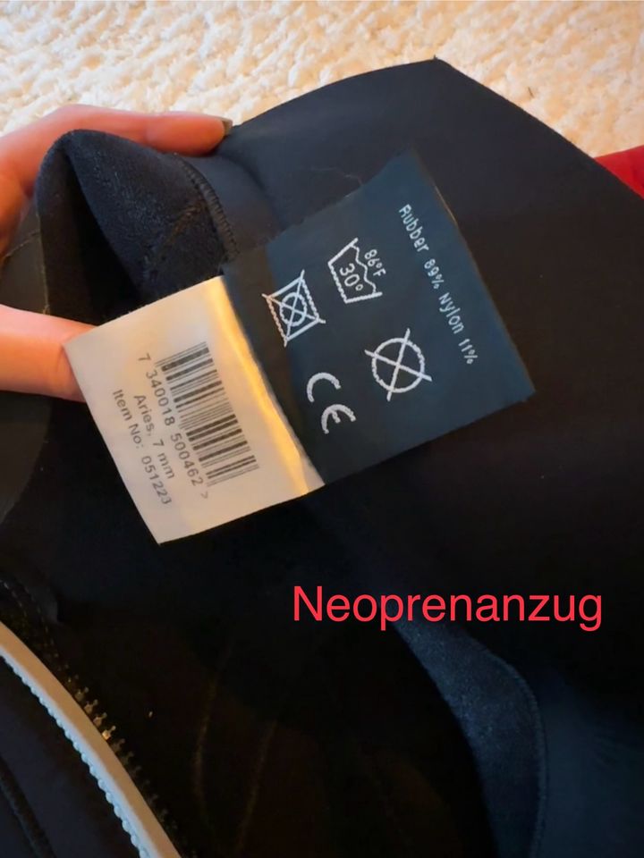 Waterproof Aries Neoprenanzug 7mm Damen Gr.M inkl Eisweste 5mm in Viernheim