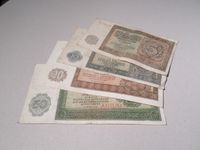 4 alte Banknoten  - 5 bis 50 Mark -  Deutsche Notenbank 1948 Brandenburg - Teichland Vorschau