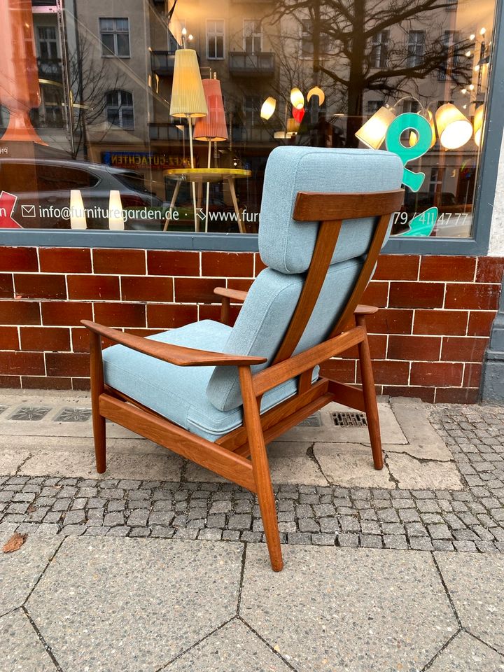 ◤  Arne Vodder Hochlehner Teak Sessel Ohrensessel Teakholz Model FD 164 Dänisch Design Danish mid Century Lounge Chair Stuhl 50er 60er 70er Vintage in Berlin