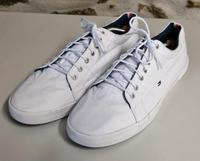 Tommy Hilfiger Sneaker Stoff, weiß, Gr. 44 Bayern - Stammbach Vorschau