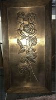 Bronze Relief Rose, Wandbild, Holzrahmen Niedersachsen - Emden Vorschau