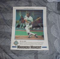 Luis Sojo Strike Original Baseball Seattle Autogramm DIN A3 `95 Hessen - Mühltal  Vorschau