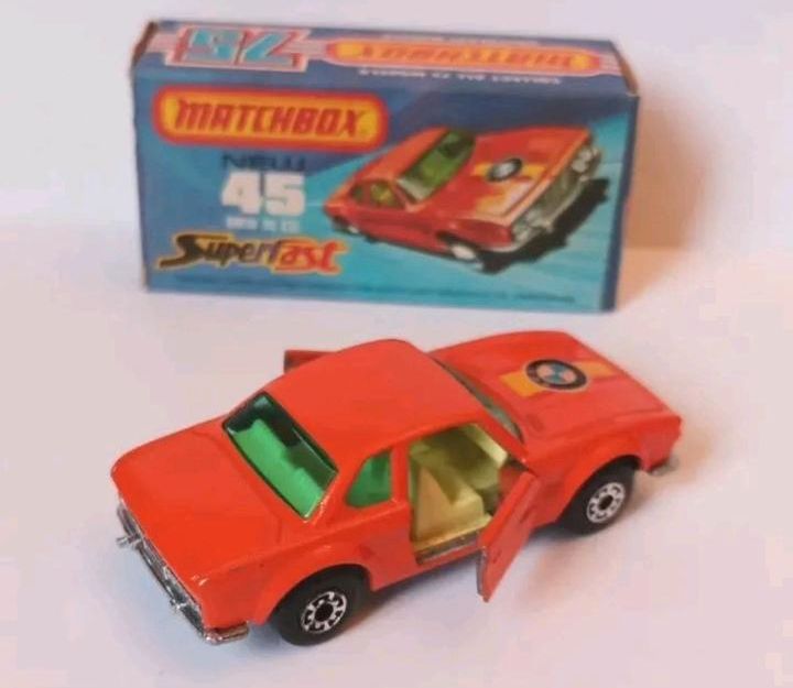 Matchbox Superfast #45b 1:62 BMW E9 3.0 CSI orange mit "K" Box in Berlin