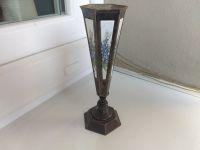 alte kleine Vase mit Emaille - Vergissmeinnicht - Metall - 17 cm Berlin - Pankow Vorschau