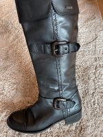 Stiefel Schwarz Leder Dockers Größe 38 Hessen - Neuberg Vorschau