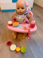Baby Annabell mit Fütterstuhl und Zubehör Hessen - Eiterfeld Vorschau