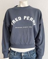 FRED PERRY Damen Sweatshirt Gr. 36 grau oversize Logo Nordrhein-Westfalen - Krefeld Vorschau