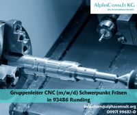 Gruppenleiter CNC (m/w/d) Schwerpunkt Fräsen in Runding Bayern - Runding Vorschau