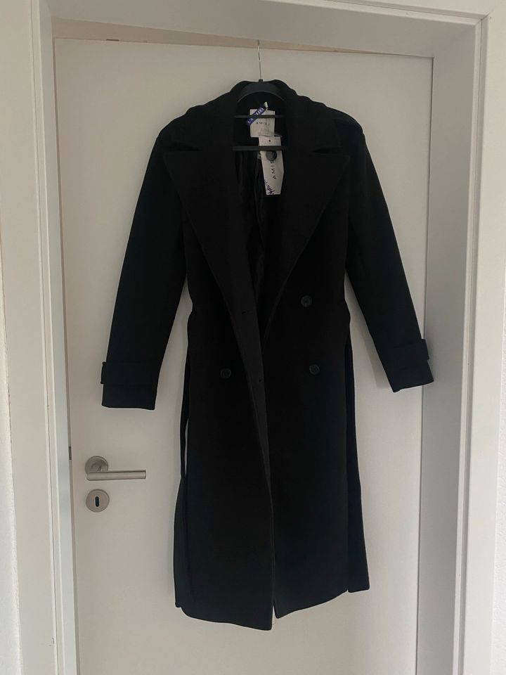 Mantel in schwarz ( dick & hält warm ) NEU OVP - Größe XS in Rheine