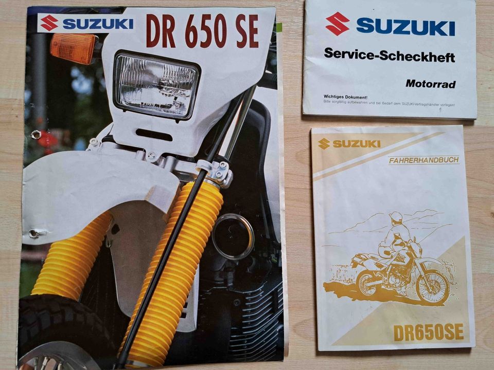 Suzuki DR650 SE SP46B 97er, 34tkm, pulverbesch, Voll-LED, 1.Hand in Bordesholm