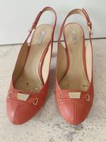 Geox Pumps Leder Schuhe Slingback 41 Damen coral Rose Baden-Württemberg - Rheinmünster Vorschau