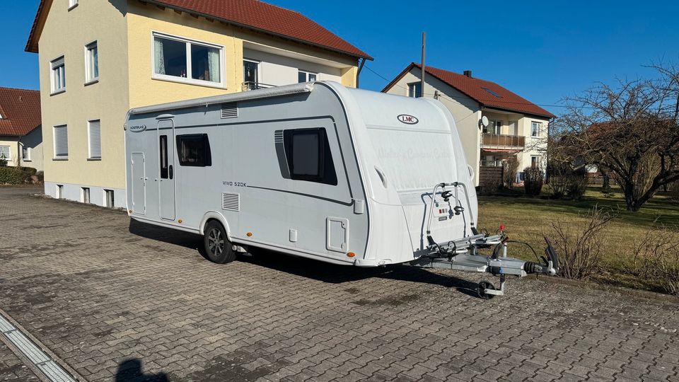 Familien Wohnwagen mieten * LMC Vivo 520K * Fahrradträger, Mover in Niederstotzingen