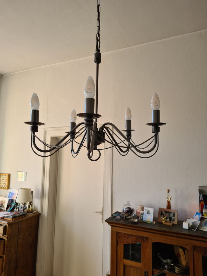 Lampe, Eßzimmerlampe, kleiner Kronleuchter in Heidelberg