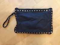 Tasche Clutch schwarz Nieten gold Handtasche Henkeltasche Schleswig-Holstein - Lübeck Vorschau