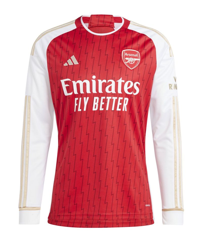 adidas FC Arsenal London langarm Trikot Home 2023/2024 Rot Weis in Büren