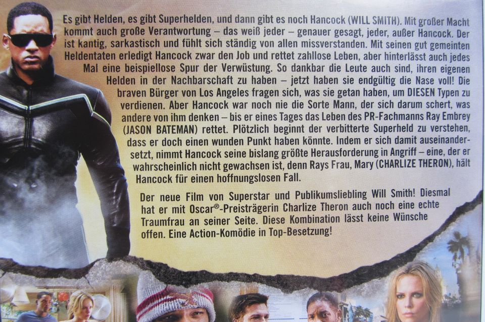 2 DVDs Will Smith Filme: Hancock & I Am Legend DVD Versand 1,65 € in Ruderatshofen