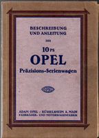 Beschreibung und Anleitung des 10 PS OPEL-Präzisions-Serienwagen Niedersachsen - Wolfsburg Vorschau