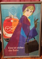 2 Retro Bilder aus Deutsche Bahn Bahnhöfen Zug Hessen - Hessisch Lichtenau Vorschau