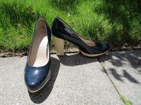 Marco Tozzi Lackleder Pumps mit Holz Plateau-Absatz Gr.39 Bayern - Gersthofen Vorschau