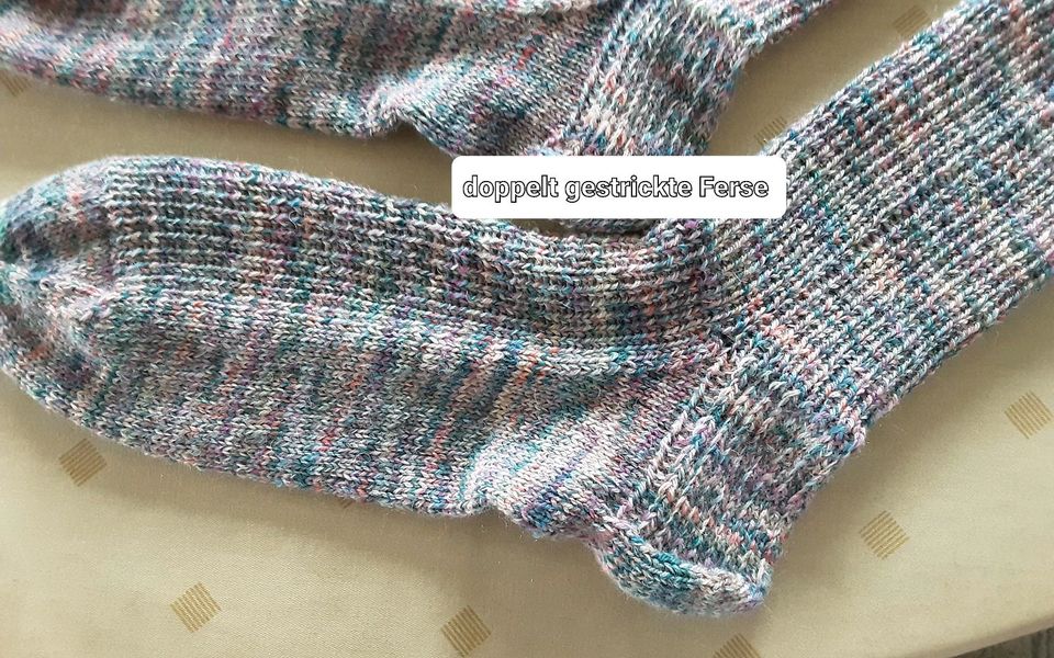 Stricksocken Handarbeit Gr. 41/42 aus Regia Schachenmayr Wolle in Wenden