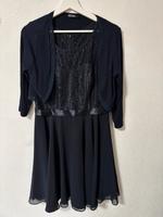 blaues Kleid mit Jacke (Konfirmation) Hessen - Lautertal (Vogelsberg) Vorschau