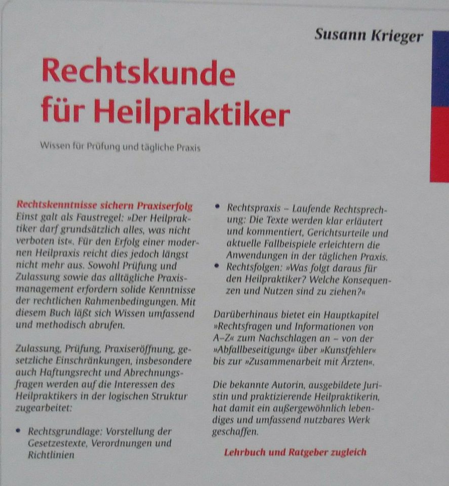 Rechtskunde für Heilpraktiker in Hüllhorst