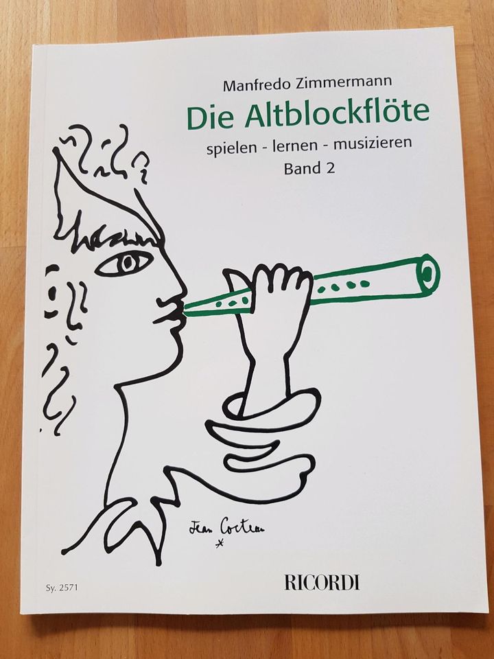 Noten Blockflöte Altblockflötenschule Manfredo Zimmermann in Neuss