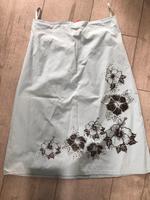 Sommerrock Größe 34 Blumen hellblau H&M Baden-Württemberg - Schwanau Vorschau